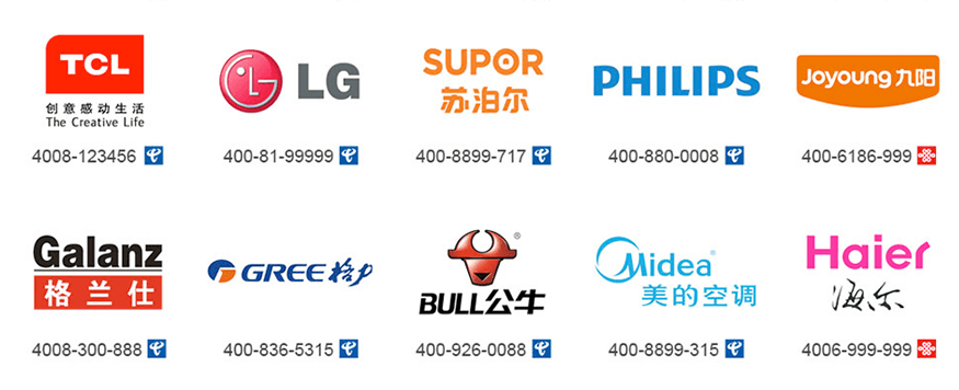 一个好的怀化400号码登录是商社固有品牌的延伸和增值 家电行当